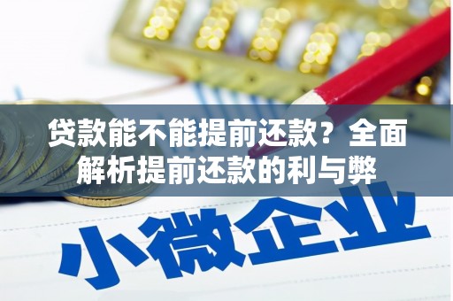 安吉贷款能不能提前还款？全面解析提前还款的利与弊
