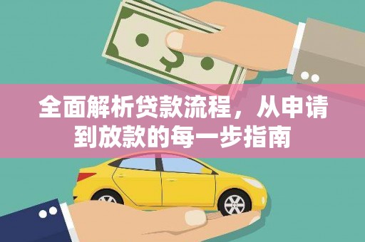 安吉全面解析贷款流程，从申请到放款的每一步指南