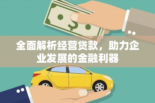 安吉全面解析经营贷款，助力企业发展的金融利器