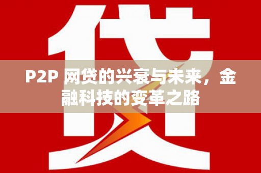 安吉P2P 网贷的兴衰与未来，金融科技的变革之路