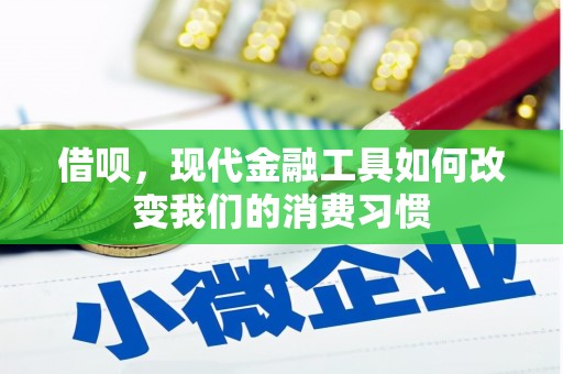 安吉借呗，现代金融工具如何改变我们的消费习惯