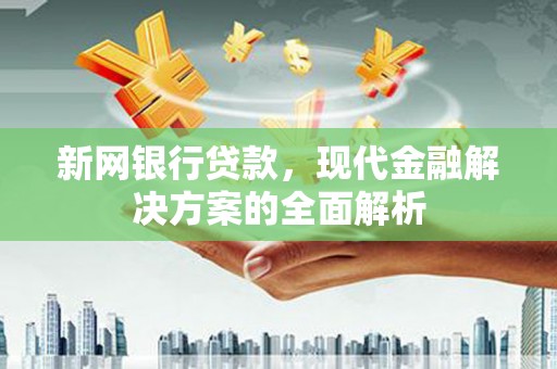 安吉新网银行贷款，现代金融解决方案的全面解析