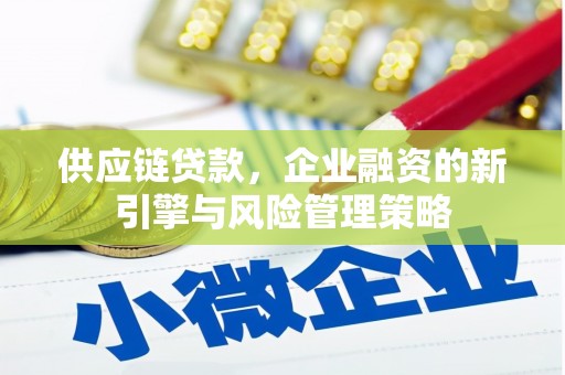 安吉供应链贷款，企业融资的新引擎与风险管理策略