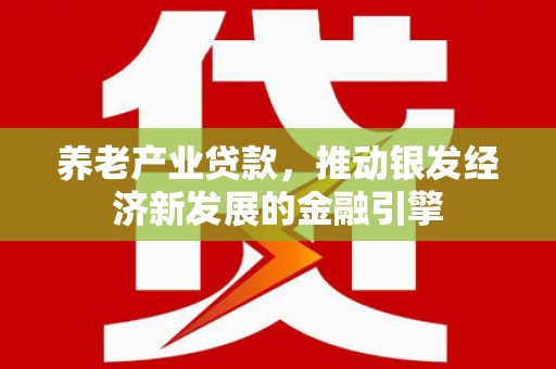 安吉养老产业贷款，推动银发经济新发展的金融引擎
