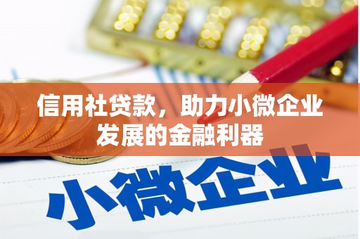 安吉信用社贷款，助力小微企业发展的金融利器