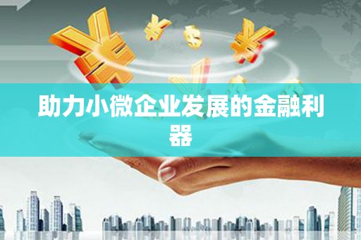 安吉助力小微企业发展的金融利器